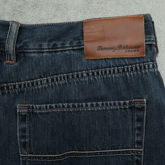 Tommy Bahama Jeans Mens Fits 35x29 (Size 36x32) Blue Classic-Fit Denim Hemmed - Picture 7 of 15